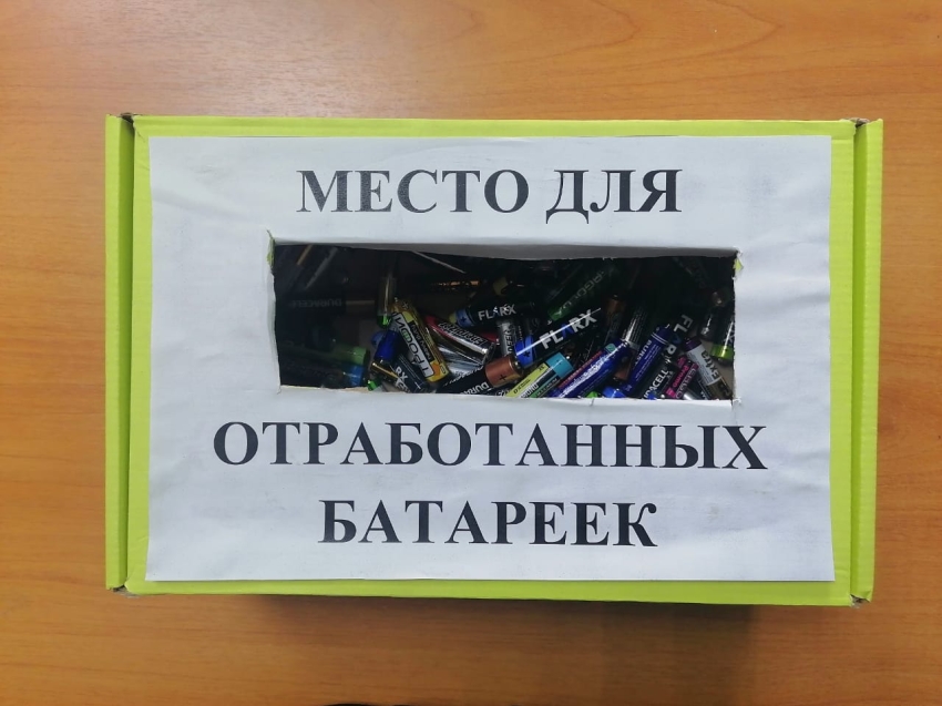 Сотрудники Госинспекции Zабайкалья собрали более 15 килограммов использованных батареек